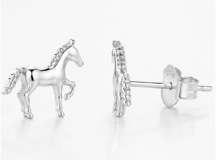 Horse earrings - 925 Sterling Silver