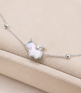 Unicorn Bracelet - 925 Sterling Silver