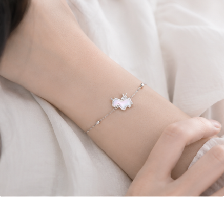 Unicorn Bracelet - 925 Sterling Silver