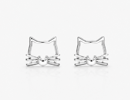 Kitty Earring - 925 Sterling Silver