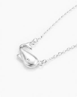 Little Whale Necklace - 925 Sterling Silver