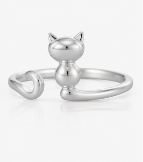 Kitty Ring - 925 Sterling Silver