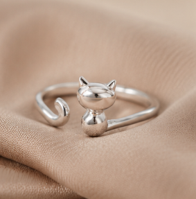 Kitty Ring - 925 Sterling Silver