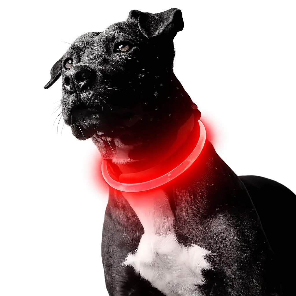 USB Rechargeable LED Dog Collar – Night Visibility & Safety