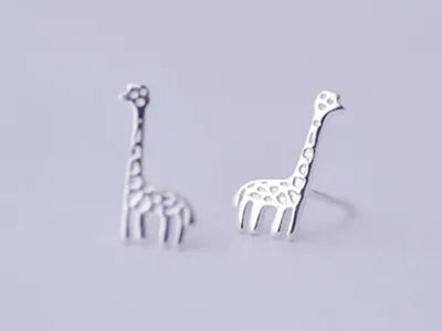 Giraffe Stud Earrings- 925 sterling silver