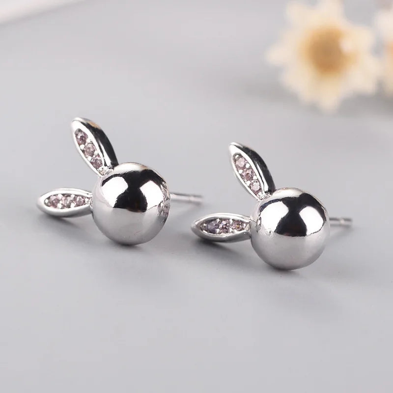 Rabbit Earrings - 925 sterling silver