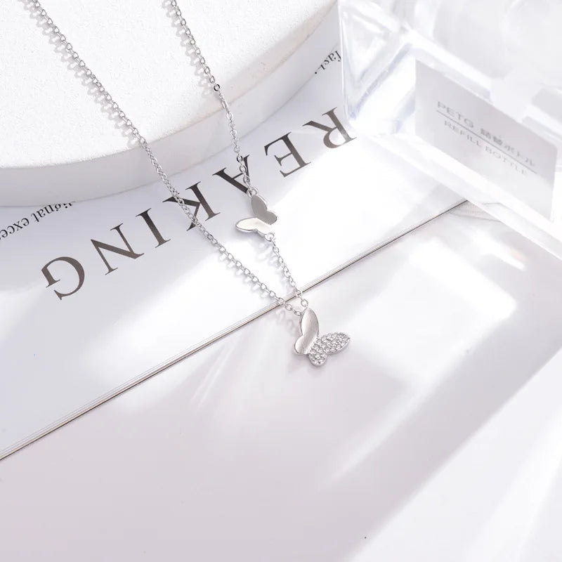 Butterfly Necklaces - 925 Sterling Silver