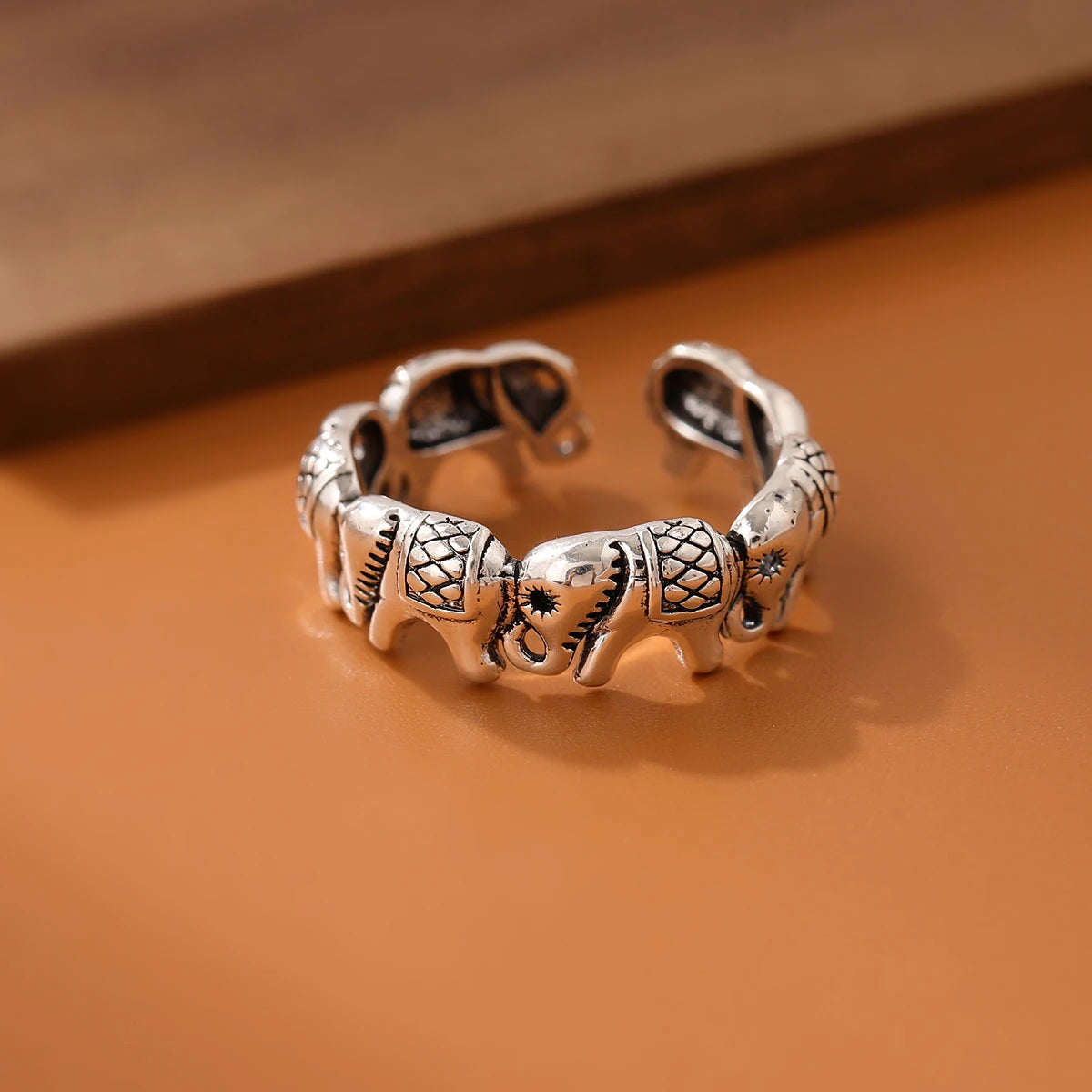 Elephant Ring - 925 Sterling Silver