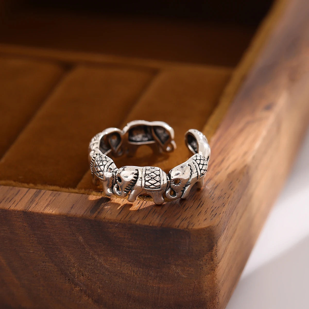Elephant Ring - 925 Sterling Silver