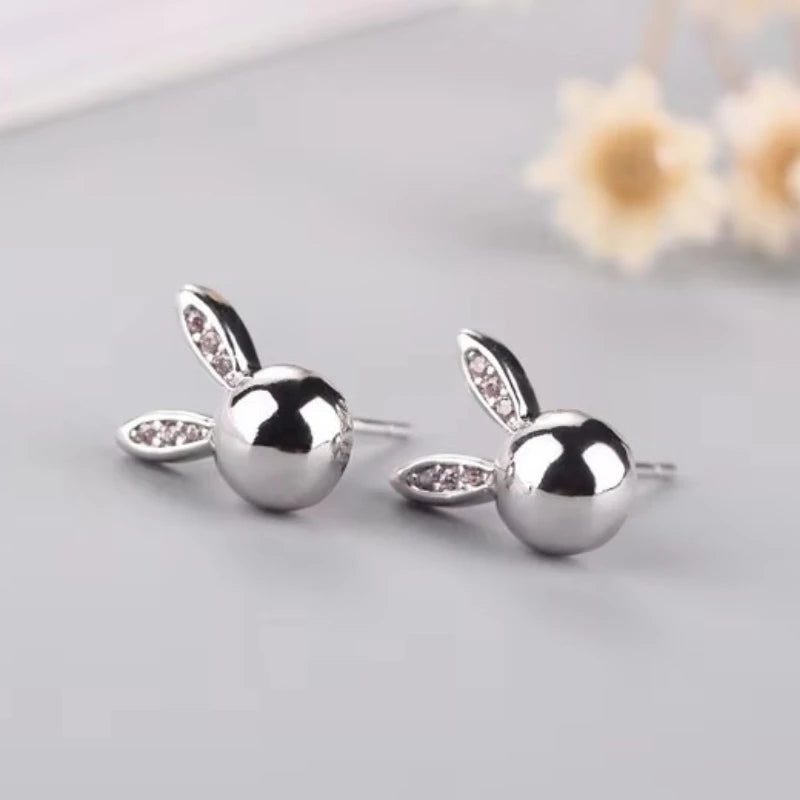 Rabbit Earrings - 925 sterling silver
