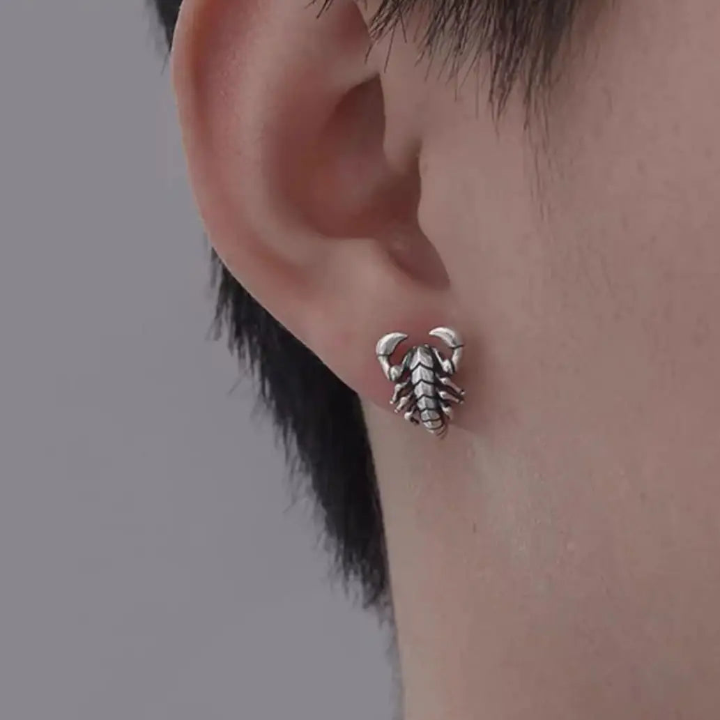 Scorpion Earring - 925 Sterling Silver