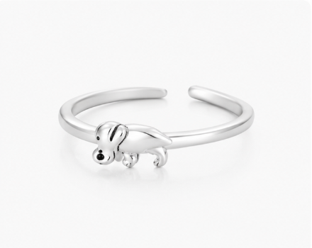 Baby Elephant  Ring - 925 Sterling Silver
