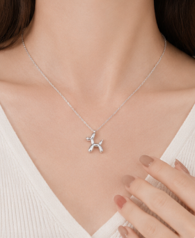 Balloon Dog Necklace