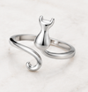 Cat Tail Ring - 925 Sterling Silver