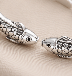 Fish Bracelet - 925 Sterling Silver