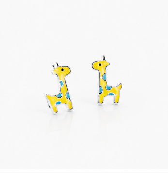 Giraffe Earring - 925 Sterling Silver