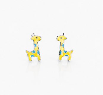 Giraffe Earring - 925 Sterling Silver