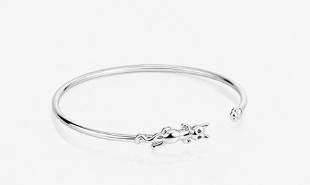Cat Bracelet - 925 Sterling Silver