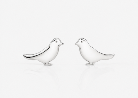 Bird Earring -  925 Sterling Silver