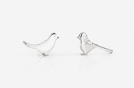 Bird Earring -  925 Sterling Silver