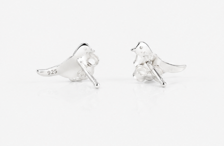 Bird Earring -  925 Sterling Silver