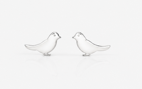 Bird Earring -  925 Sterling Silver