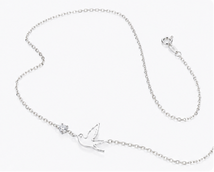 Bird Necklace - 925 Sterling