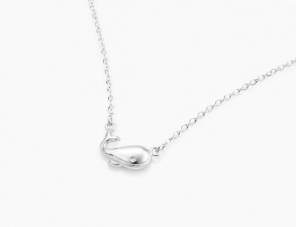 Little Whale Necklace - 925 Sterling Silver