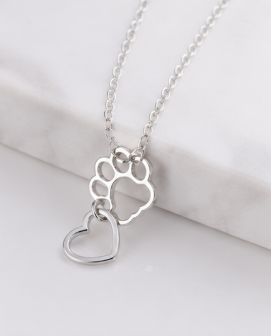 Paw & Heart Necklace