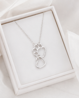 Paw & Heart Necklace