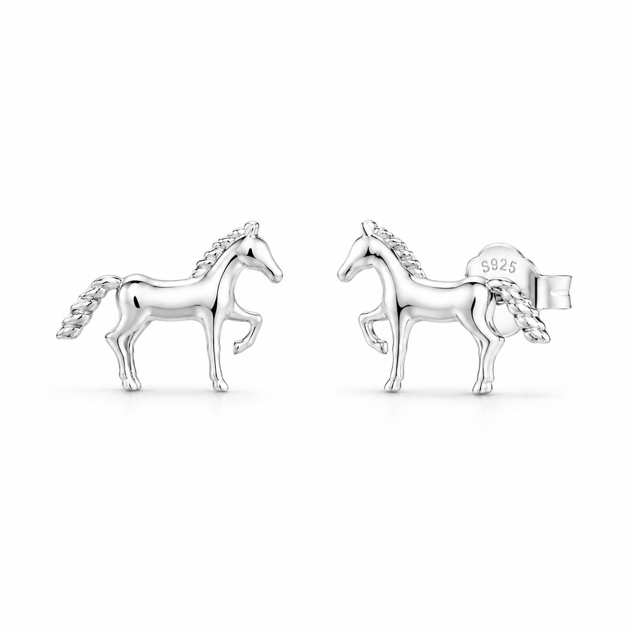 Horse earrings - 925 Sterling Silver