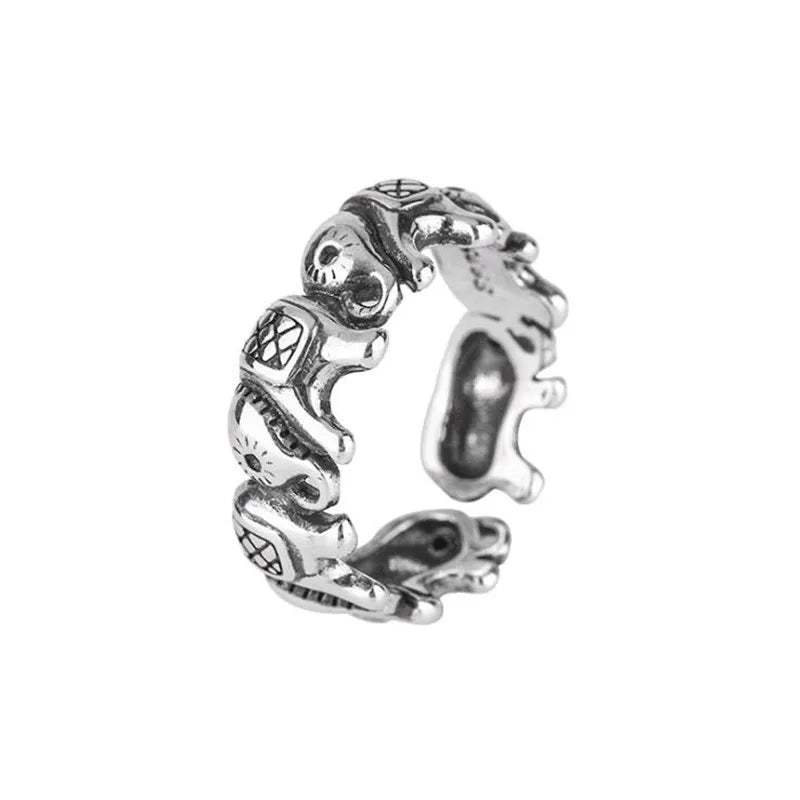 Elephant Ring -  925 Sterling Silver