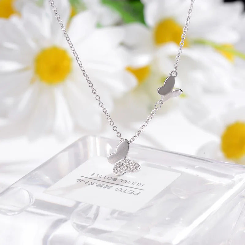 Butterfly Necklaces - 925 Sterling Silver