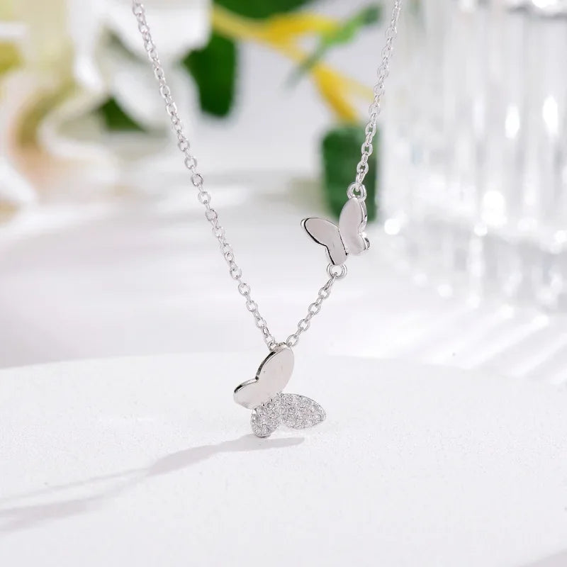Butterfly Necklaces - 925 Sterling Silver