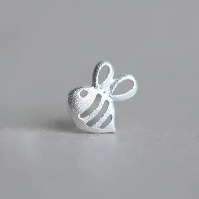 Bee Earrings - 925 Sterling Silver