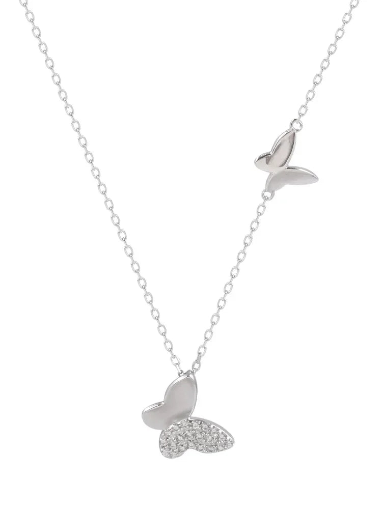 Butterfly Necklaces - 925 Sterling Silver