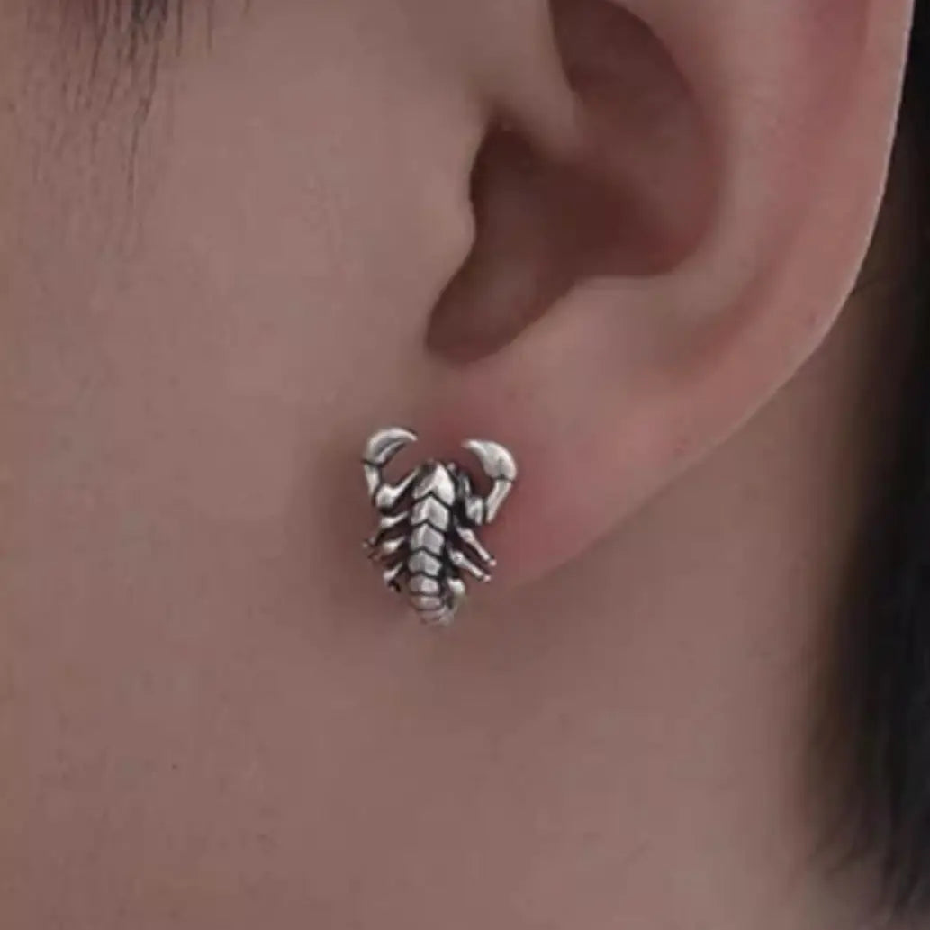 Scorpion Earring - 925 Sterling Silver