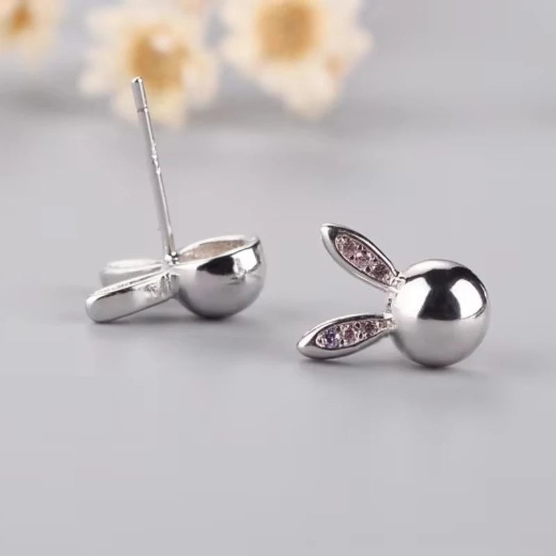Rabbit Earrings - 925 sterling silver