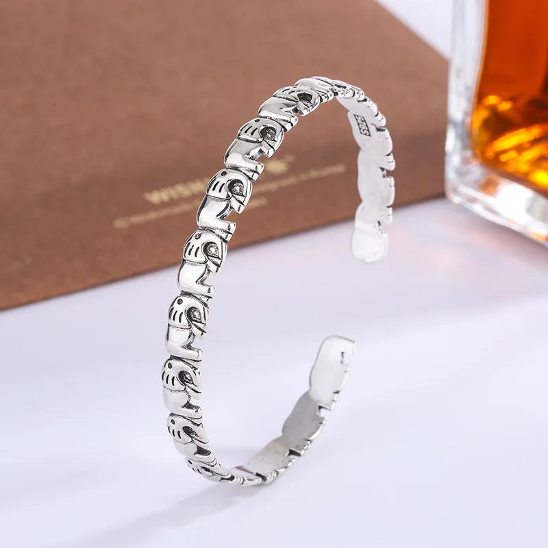 Baby Elephant Bracelet - 925 Sterling Silver