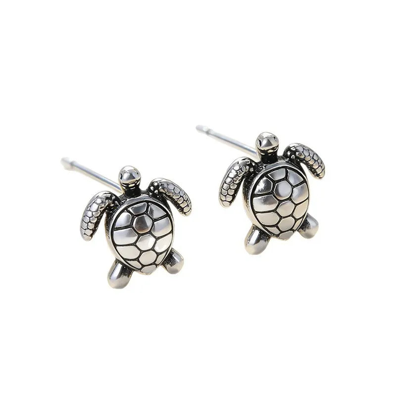 Turtle Earring - 925 Sterling Silver