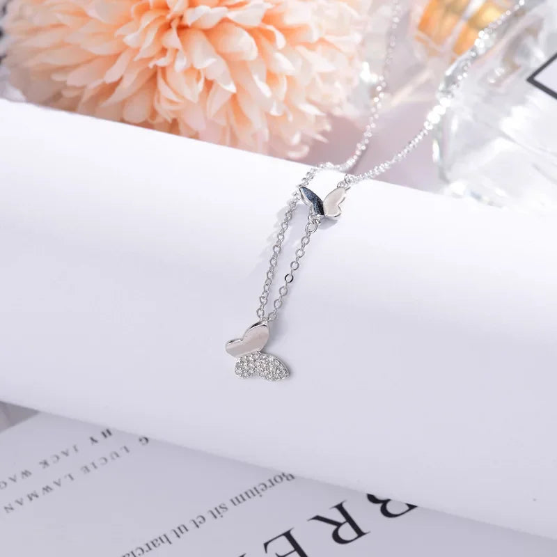 Butterfly Necklaces - 925 Sterling Silver