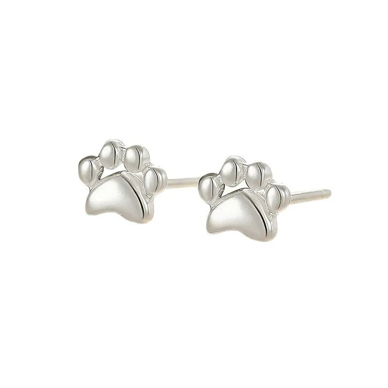 Paw earring - 925 Sterling Silver