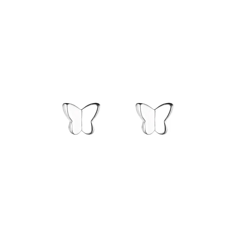 Mini Butterfly Earrings - 925 Sterling Silver