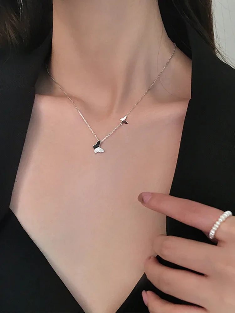 Butterfly Necklaces - 925 Sterling Silver