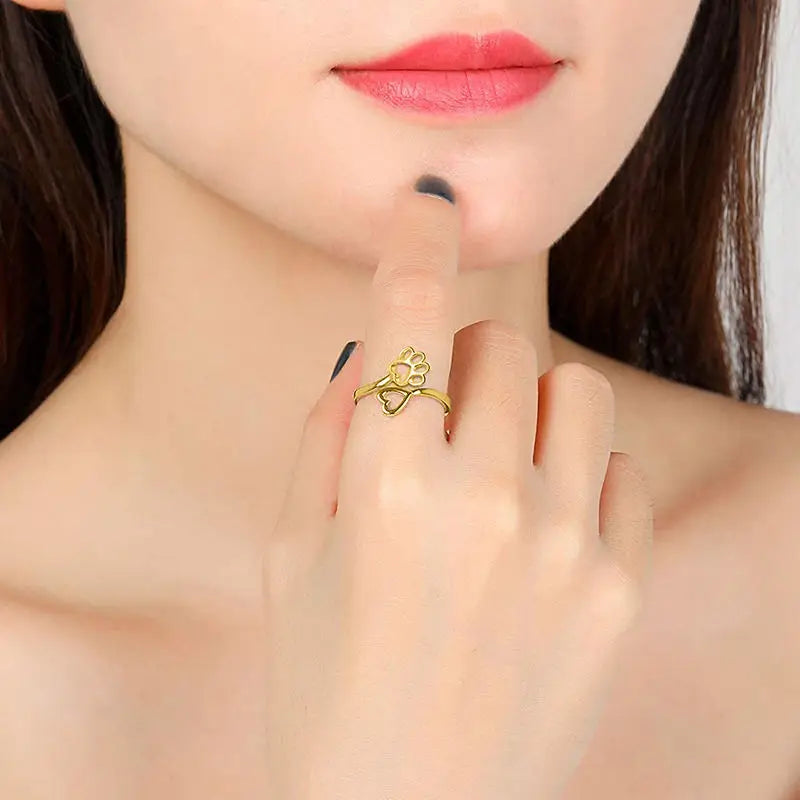 Love & Paw Ring