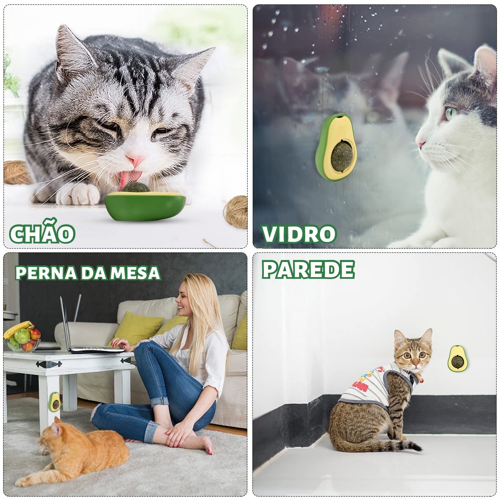 AbaCat Catnip Ball Toy for Cats